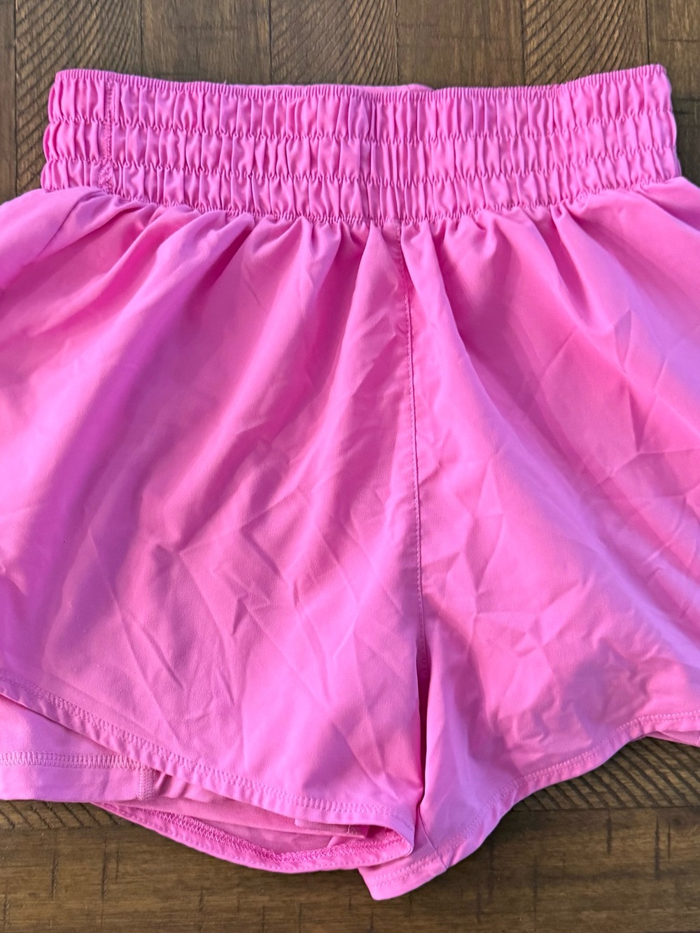 Nike Women's Pink Athletic Shorts with Elastic Waist